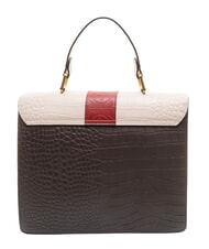 BRACCIALINI ALICIA Bolso de mano de cuero multicolor/ciruela - Bolsos Mujer - 4