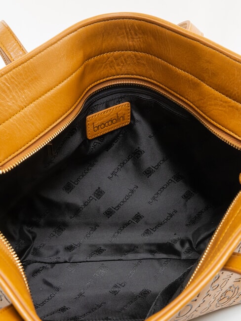 FONT Bolsa de la compra amarillo - Bolsos Mujer