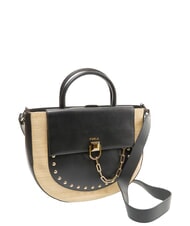 FURLA MISS MIMI Bolso de mano con correa para el hombro. desierto + negro - Bolsos Mujer - 2