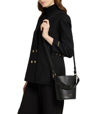 COCCINELLE CHARLOTTE Mini bolso cubo de piel negro - Bolsos Mujer - 2