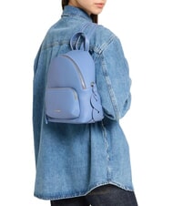 COCCINELLE CHARLOTTE Mochila de cuero azul - Bolsos Mujer - 6