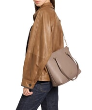 COCCINELLE MARINA Bolsa de compras de cuero topo c&aacute;lido - Bolsos Mujer - 2