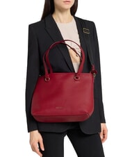COCCINELLE MARINA Bolsa de compras de cuero sangr&iacute;a - Bolsos Mujer - 2
