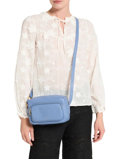 SAGITTA Mini habitaci&oacute;n de cuero azul - Bolsos Mujer