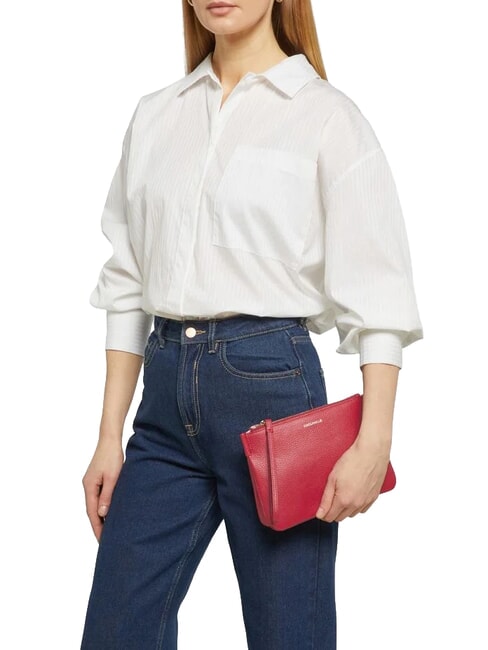 LORINE Bolso de mano de cuero sangr&iacute;a - Bolsos Mujer