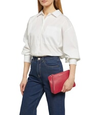 COCCINELLE LORINE Bolso de mano de cuero sangr&iacute;a - Bolsos Mujer - 2