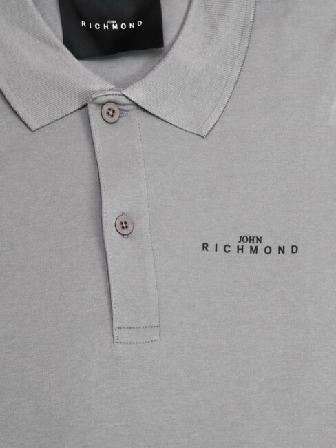 FERGUSON Camisa polo de manga corta gris oscuro - camisa polo