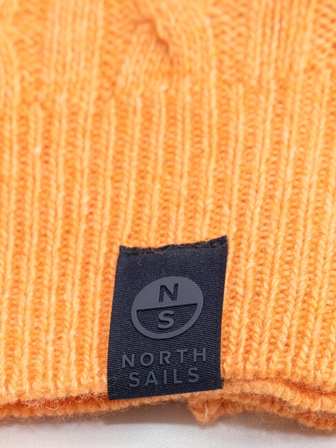 N|S Su&eacute;ter de cuello redondo de punto trenzado especia de naranja - Su&eacute;teres de los hombres