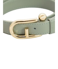 FURLA CAMPIONARIO - NUVOLA Correa de hombro de cuero agaveb - Accesorios para bolsos - 3