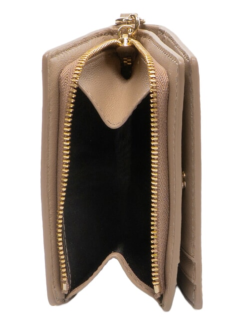 CAMPIONARIO - NUVOLA  Cartera compacta de cuero gris - Carteras Mujer