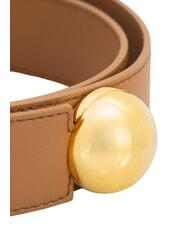 FURLA CAMPIONARIO - SFERA Correa de hombro de cuero brandy - Accesorios para bolsos - 3