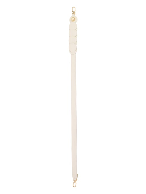 CAMPIONARIO - SFERA Correa de hombro de cuero CREMA - Accesorios para bolsos