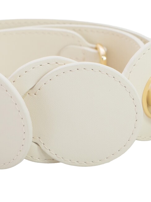 CAMPIONARIO - SFERA Correa de hombro de cuero CREMA - Accesorios para bolsos