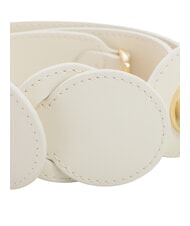 FURLA CAMPIONARIO - SFERA Correa de hombro de cuero CREMA - Accesorios para bolsos - 3