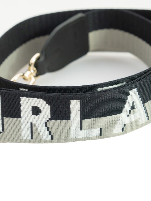 FIONA  Correa de hombro con logotipo m&aacute;rmol negro - Accesorios para bolsos