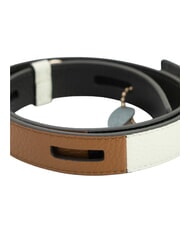 FURLA CAMPIONARIO - GIOVE Correa de hombro de cuero negro + co&ntilde;ac + malvavisco - Accesorios para bolsos - 3