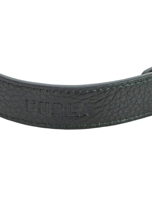 CAMPIONARIO - GIOVE Correa de hombro con logo, de piel. negro/malvavisco - Accesorios para bolsos