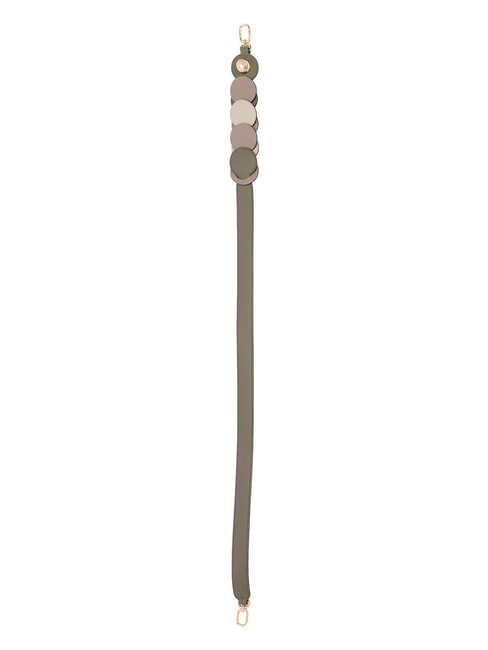 CAMPIONARIO - SFERA Correa de hombro de cuero tonos de salvia - Accesorios para bolsos