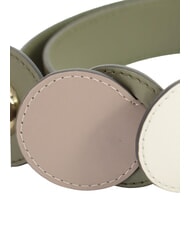 FURLA CAMPIONARIO - SFERA Correa de hombro de cuero tonos de salvia - Accesorios para bolsos - 3