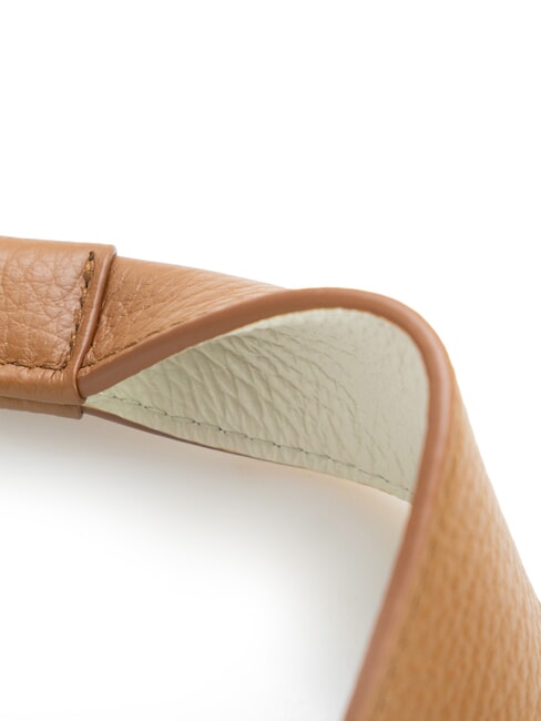 CAMPIONARIO - GIOVE Correa de hombro de cuero co&ntilde;ac h+malvavisco - Accesorios para bolsos