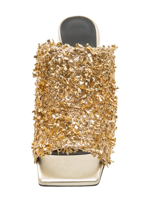 CAMPIONARIO - DIAMANTE  Sandalias con pedrer&iacute;a color oro + color oro claro - Zapatos Mujer