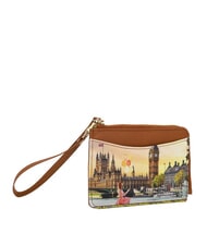 YNOT YESBAG Tarjetero plano con cremallera y correa de mu&ntilde;eca flor amarilla - Carteras Mujer - 2