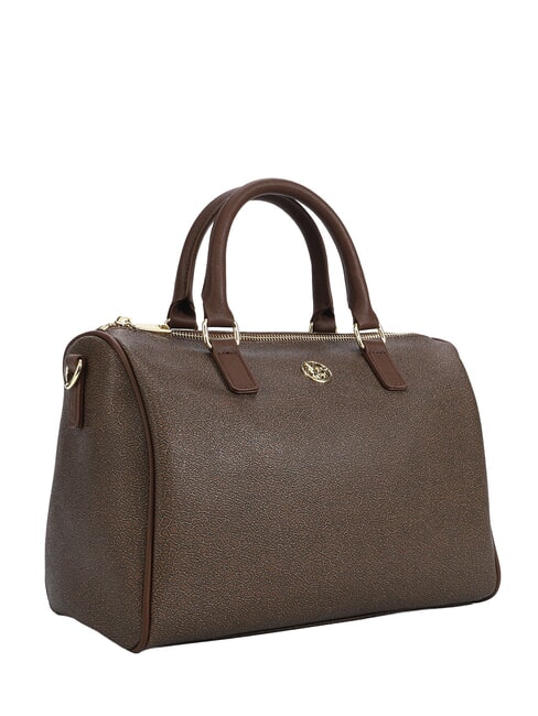 LUX Bolso de mano con correa para el hombro chocolate - Bolsos Mujer