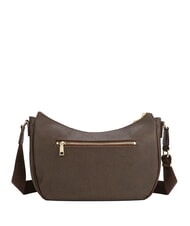 YNOT LUX Bolso de hombro tipo hobo con bolsillo chocolate - Bolsos Mujer - 3