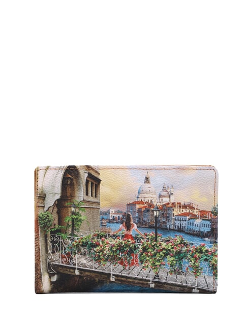 YESBAG Tarjetero con monedero canal florido - Carteras Mujer