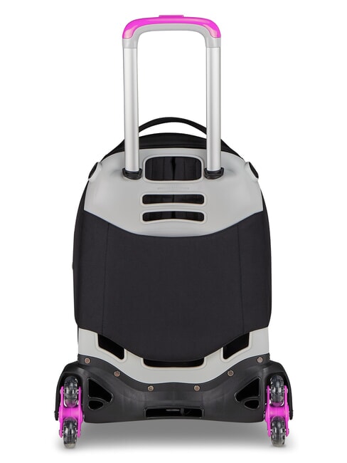 PLUMPY LINE GIRL Mochila con ruedas de doble cara negro - Mochilas con ruedas
