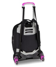 SEVEN PLUMPY LINE GIRL Mochila con ruedas de doble cara negro - Mochilas con ruedas - 5