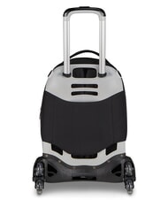 SEVEN PLUMPY LINE BOY Mochila doble con carrito negro - Mochilas con ruedas - 3