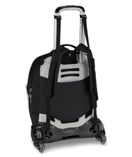 SEVEN PLUMPY LINE BOY Mochila doble con carrito negro - Mochilas con ruedas - 5
