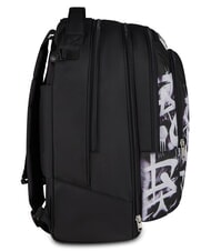 SEVEN PLUMPY LINE BOY Mochila doble con carrito negro - Mochilas con ruedas - 7