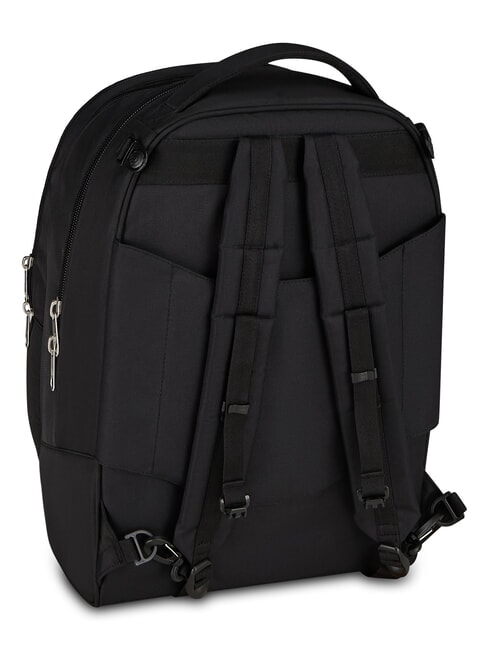 PLUMPY LINE BOY Mochila doble con carrito negro - Mochilas con ruedas