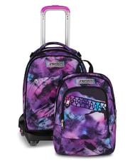 SEVEN PINK FUSION Mochila con ruedas desmontable Rosa - Mochilas con ruedas - 2