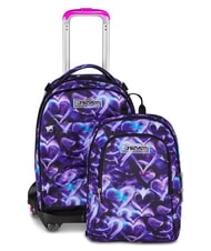 SEVEN LOVEPASS Mochila con ruedas 3 en 1 violeta m&aacute;gica - Mochilas con ruedas - 2
