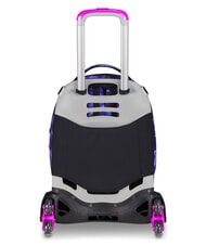SEVEN LOVEPASS Mochila con ruedas 3 en 1 violeta m&aacute;gica - Mochilas con ruedas - 3
