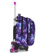 SEVEN LOVEPASS Mochila con ruedas 3 en 1 violeta m&aacute;gica - Mochilas con ruedas - 6