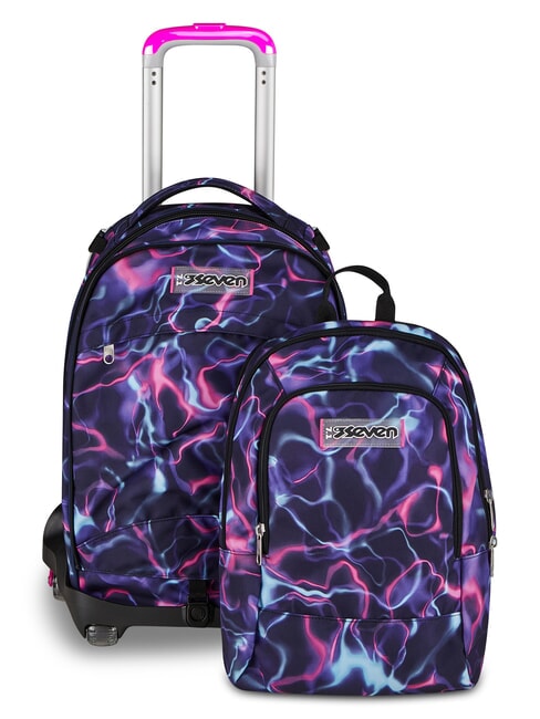 ELECTRICVIBE GIRL Mochila con carrito desmontable HUMOR &Iacute;NDIGO - Mochilas con ruedas