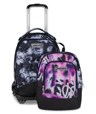SEVEN BUZZY NOTE GIRL Mochila con ruedas, dividida y desmontable Ciclamina - Mochilas con ruedas - 2