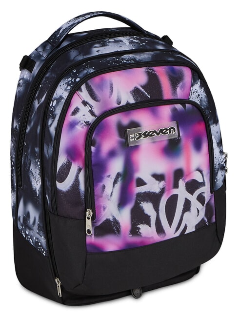 BUZZY NOTE GIRL Mochila con ruedas, dividida y desmontable Ciclamina - Mochilas con ruedas