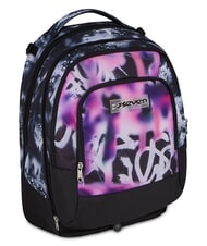 SEVEN BUZZY NOTE GIRL Mochila con ruedas, dividida y desmontable Ciclamina - Mochilas con ruedas - 7