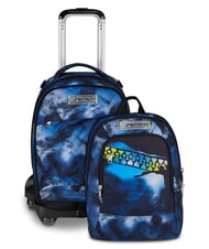 SEVEN BLU FUSION Mochila con ruedas 3 en 1 turquesa fluorescente - Mochilas con ruedas - 2
