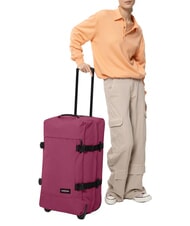 EASTPAK TRANVERZ M Carro mediano vino borgo&ntilde;a - Trolley Semirr&iacute;gidos - 5