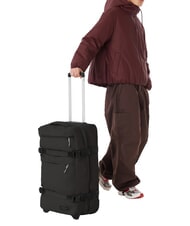 EASTPAK TRANSIT'R PLUS M Carrito mediano lona negra2 - Trolley Semirr&iacute;gidos - 6