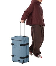 EASTPAK TRANSIT'R PLUS M Carrito mediano lona azul polvo - Trolley Semirr&iacute;gidos - 6