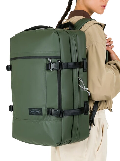 TRAVELPACK  Mochila de viaje, porta pc de 17" bosque de lona - Mochilas Escuela & Tiempo Libre