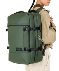 EASTPAK TRAVELPACK  Mochila de viaje, porta pc de 17" bosque de lona - Mochilas Escuela & Tiempo Libre - 2