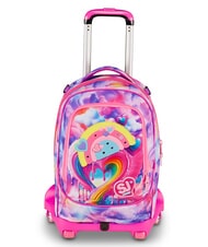 SJGANG JOYFUL PINS GIRL Mochila con ruedas 3 en 1 fuxiafluo - Mochilas con ruedas - 2